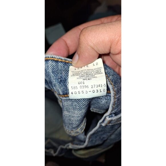 Vintage Levi's 550 Orange Tab Jeans Mens 34x30 Relaxed Tapered Fit USA Made - Picture 3 of 5
